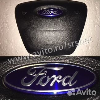 Крышка подушки безопасности руля Форд Фокус 3 рест