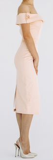 Коктейльное / вечернее платье персиковое