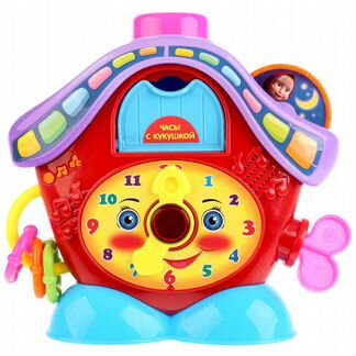 Часы Умка обучающие Маша и Медведь, 6 функций (B765155-R)