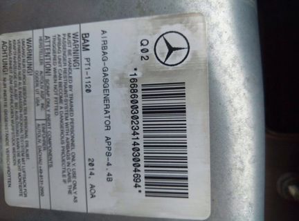 Подушка безопасности Mercedes W166 ML/GLE/GL