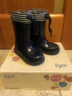 Сапоги резиновые igor 25р