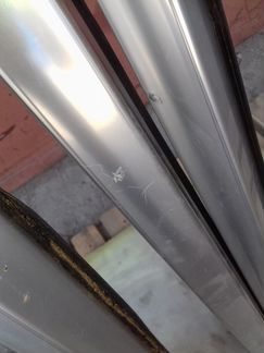 Рейлинги Мерседес glс хром с царапками оригинал н