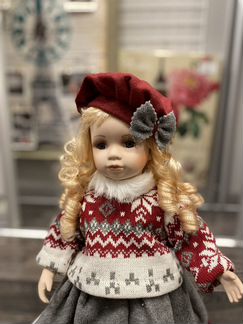 Кукла фарфор 45см новая