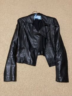 Куртка из эко-кожи Topshop S