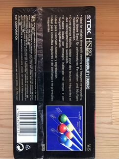 VHS кассета TDK