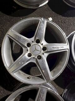Диски бу литые R16 B на Mercedes