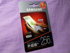 Samsung EVO Plus 256Gb microSD UHS-I, новая