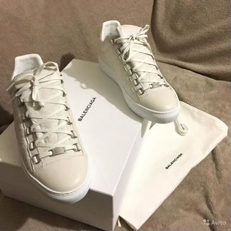 Кеды Balenciaga низкие Arena из кожи