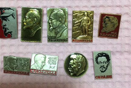 Значки советские и зарубежные политики