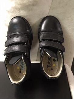 Полуботинки кожаные