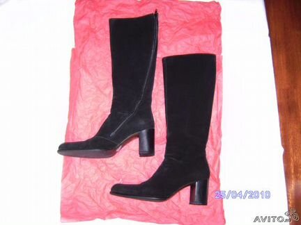 Сапоги замшевые зимние Frie Lanz, Франция