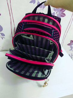 Ранец DeLune с попугаями