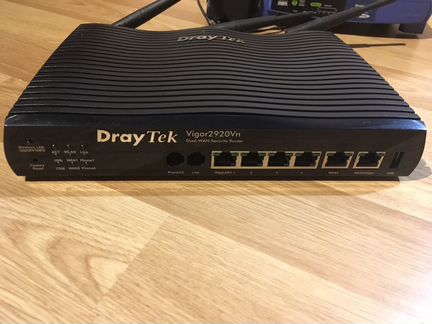 Draytek vigor 2920Vn lynksys WRT54GL