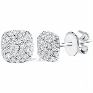 Новые золотые серьги 0.9 ct
