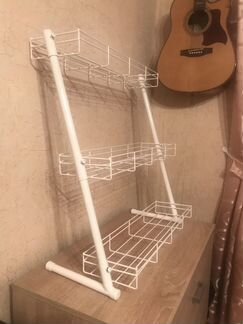 Стойка для цветов наклонная (3 яруса), ширина 60см