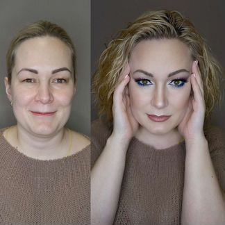 Наращивание ресниц/брови /макияж /ламинирование