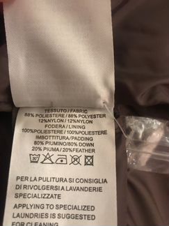 Новый итальянский осенний/зимний пуховик (пальто)