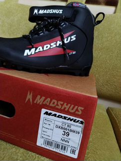 Ботинки Madshus р.39 с креплениями+ беговые лыжи