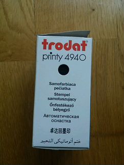 Оснастка автомат. для печати Trodat printy 4940