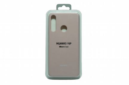 Чехол-накладка для huawei Y6P silicone case светло-розовый (18)