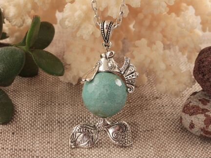 Подвеска Рыбка №3 (агат)