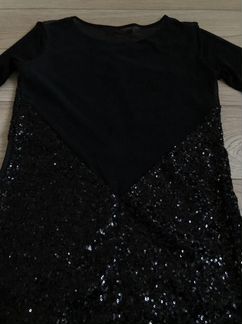 Платье с паетками