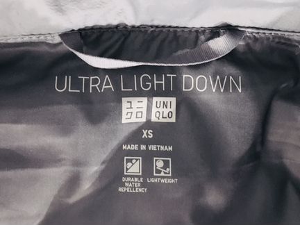 Пуховая куртка Uniqlo, XS, «кокон»
