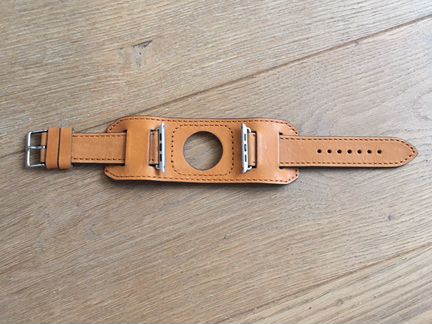 Ремешок кожаный для часов Apple Watch 38-42