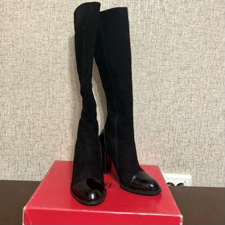 Сапоги натуральная замша