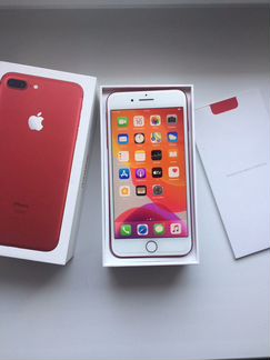 Телефон iPhone 7plus red 128