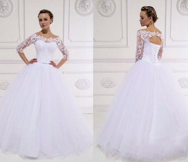 Свадебное платье 42-44 р-р