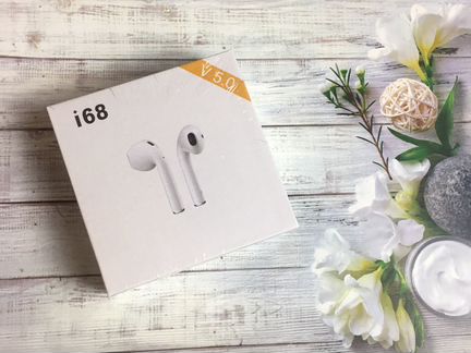 Airpods i68 с беспроводной зарядкой