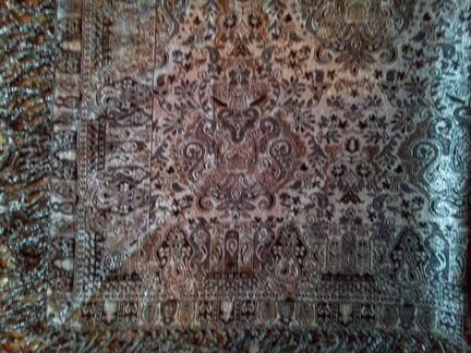 Серебрянный платок, шарф фактурный