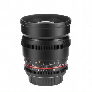Samyang 16mm T2.2 vdslr II для Canon EF новый