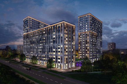 2-к квартира, 77.2 м², 7/19 эт.