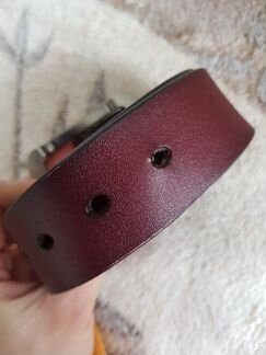 2 мужских ремня кожаные