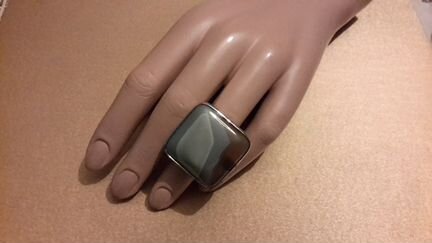 Кольцо женское колумбийский агат: новое,крупное