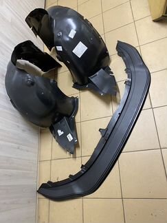 Губа переднего бампера volkswagen polo