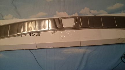 Накладка на задний бампер Ниссан Кашкай j11