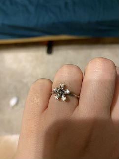 Серебряное кольцо пандора pandora оригинал