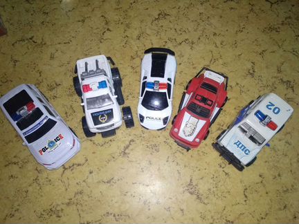 Полицейские машинки + гоночная