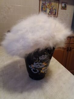 Берет женский пуховый