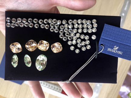 Сет/лот новые стразы swarovski оригинал