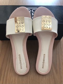 Кожаные босоножки (шлепки) r.barocco