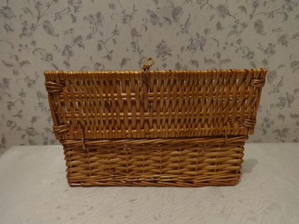 Плетёная шкатулка времён СССР