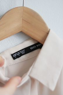 Бежевая блуза ASOS МL