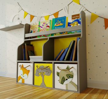Стеллаж полка для книг игрушек