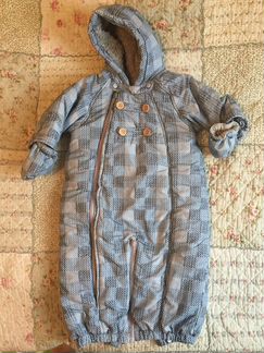 Комбинезон трансформер mothercare, 6-9/ шапка