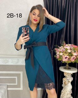 Платье двойка до 54
