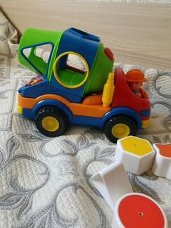 Машина Сортер бетономешалка со звуком